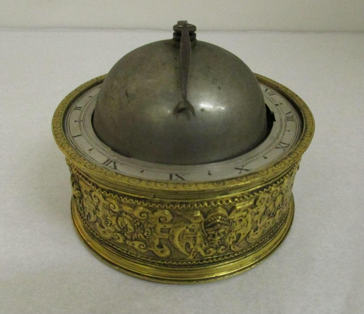 German Drum Table-Clock