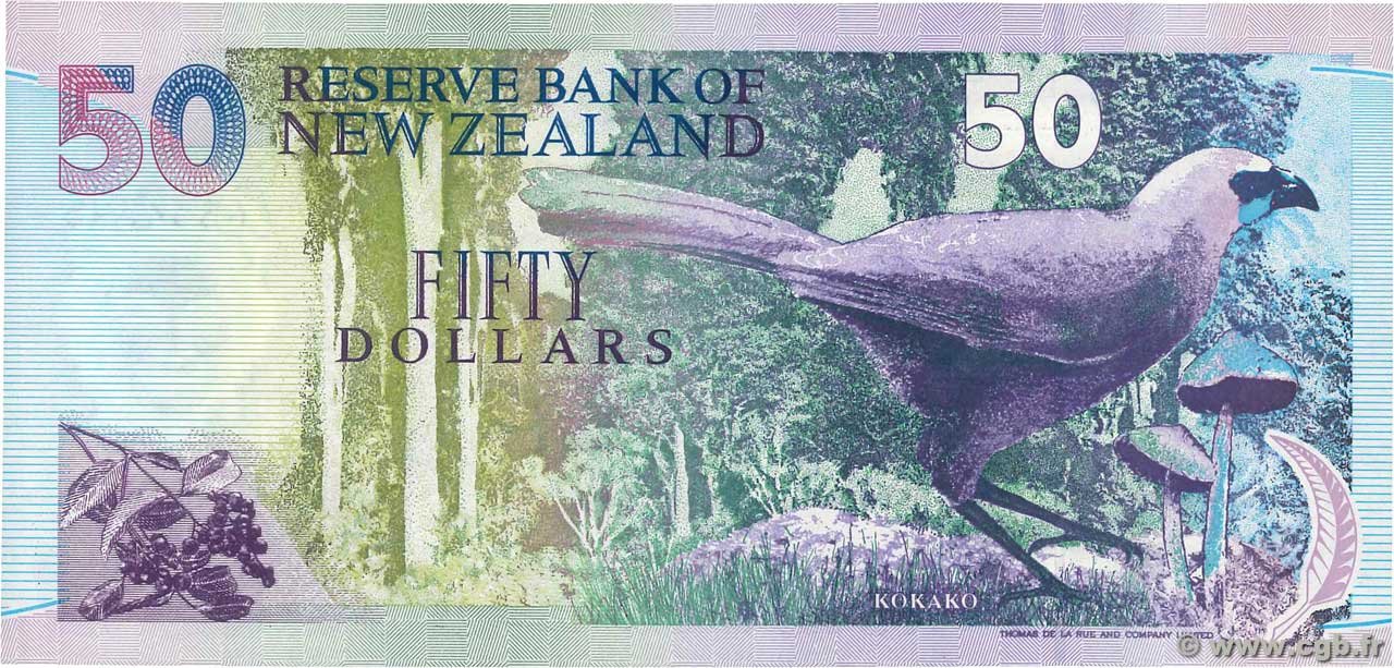 Reverse of 50 Dollars (1992), Pick 180