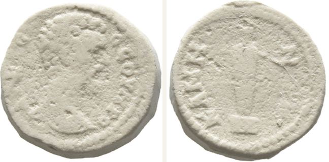 Kame, Septimius Severus, bronze coin — Herm on short base (CN type 3485)