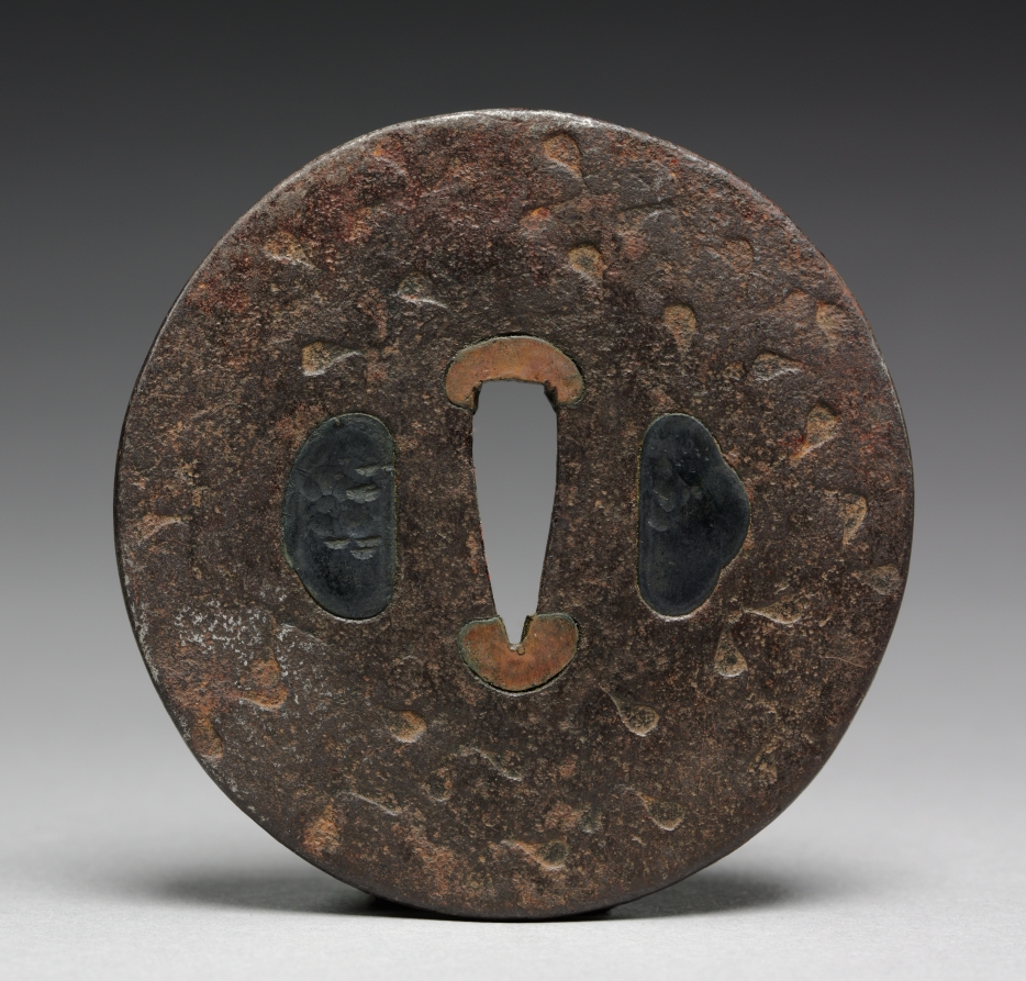 Additional museum view 4 of Sword Guard (Tsuba) (accession 1919.362).