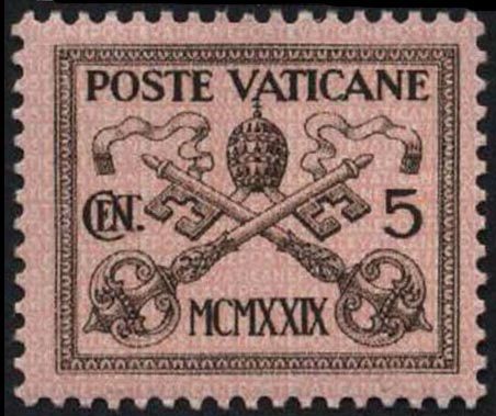 Photograph: Vatican City postage stamps