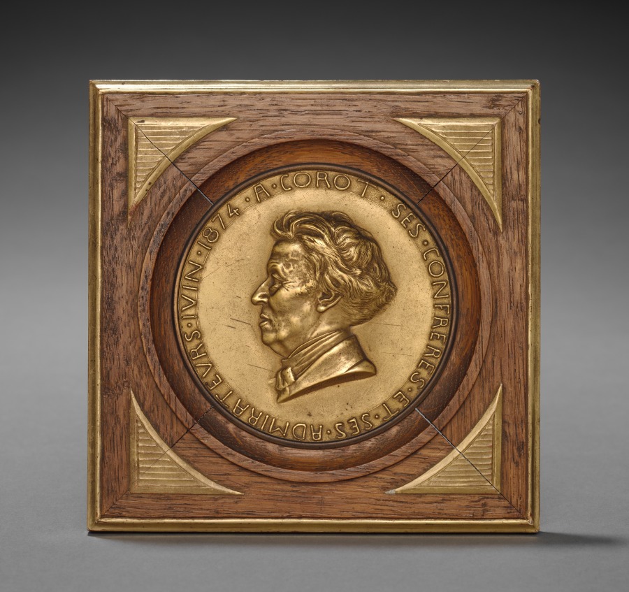 Medal of Corot, 1874 (Cleveland Museum of Art 1983.157)