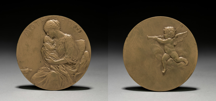 Medal: Motherhood, 1911 (Cleveland Museum of Art 1940.1228)