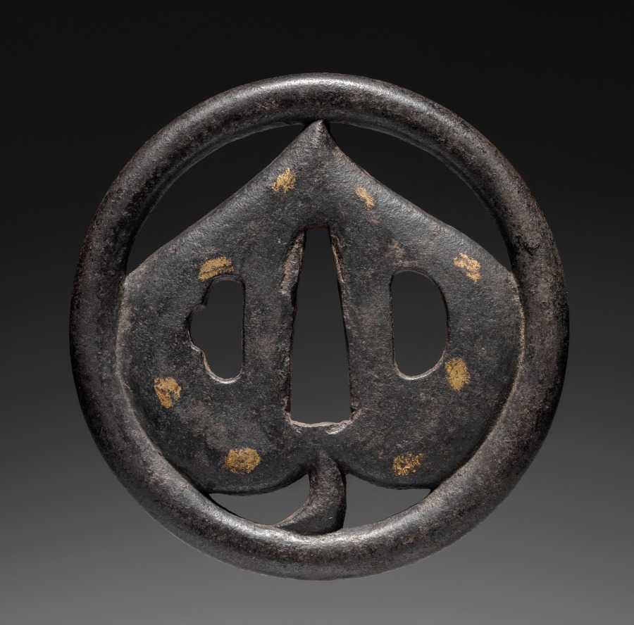 Additional museum view 2 of Sword Guard (accession 1919.276).