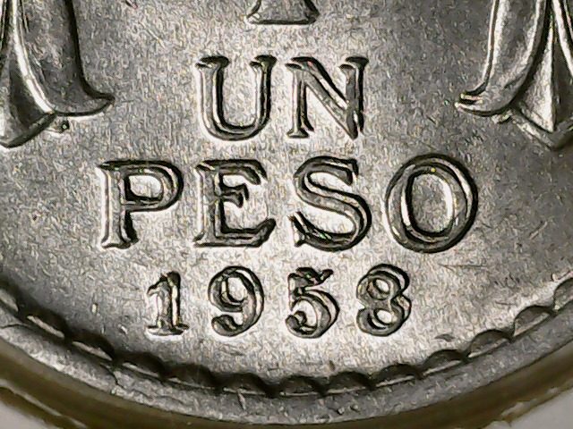 Chile 1 Peso silver