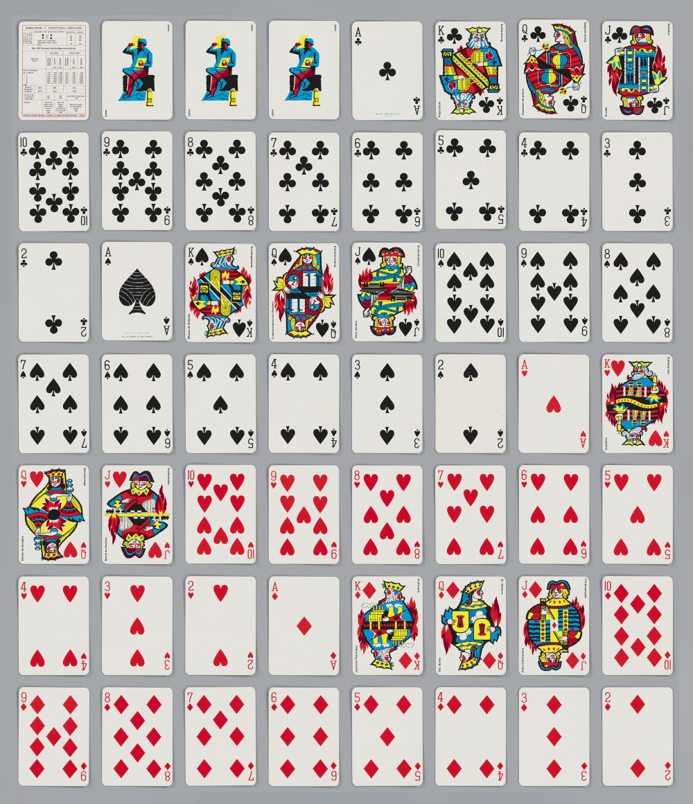 Deck of cards for the Saarbrücker Bergmannskalender 1977: Mining Facilities