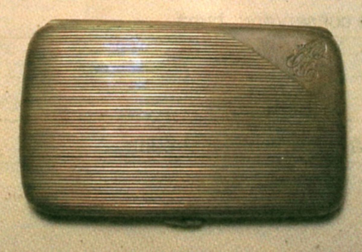 Armand Călinescu's cigarette case
