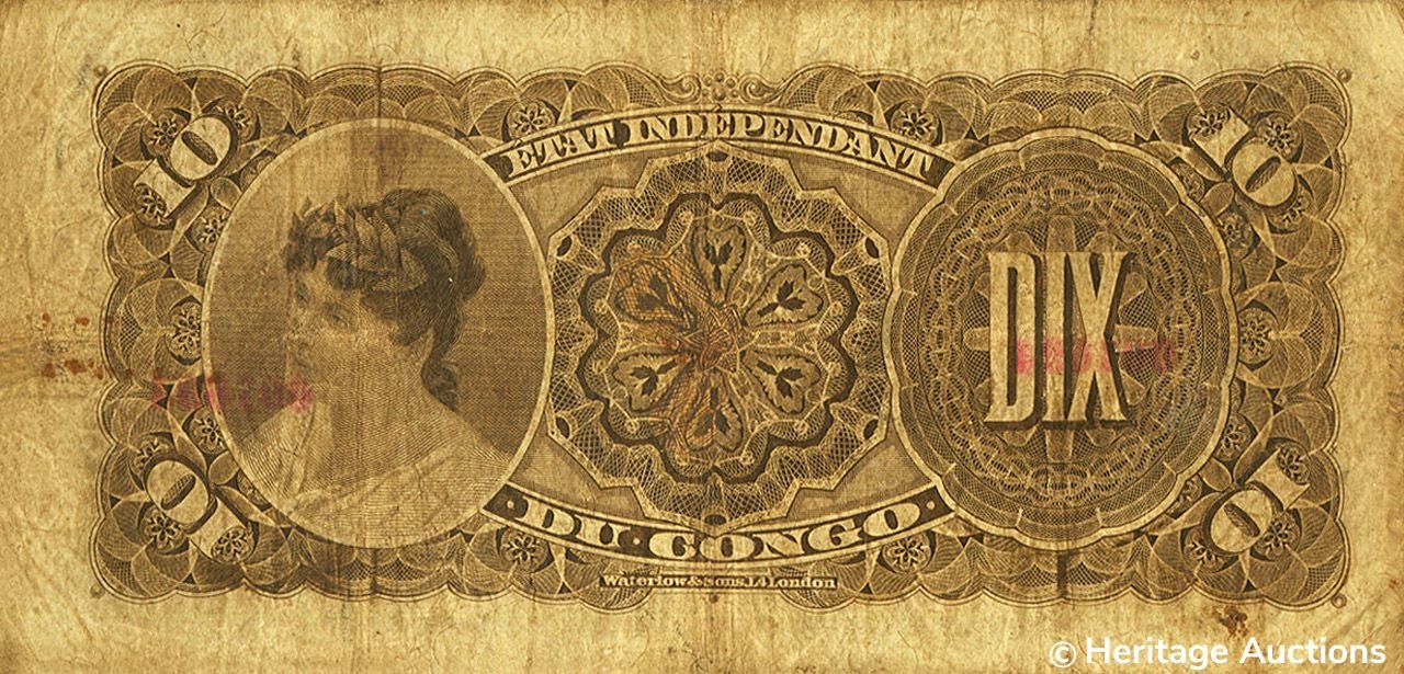 Reverse of 10 Francs (1896), Pick 1a