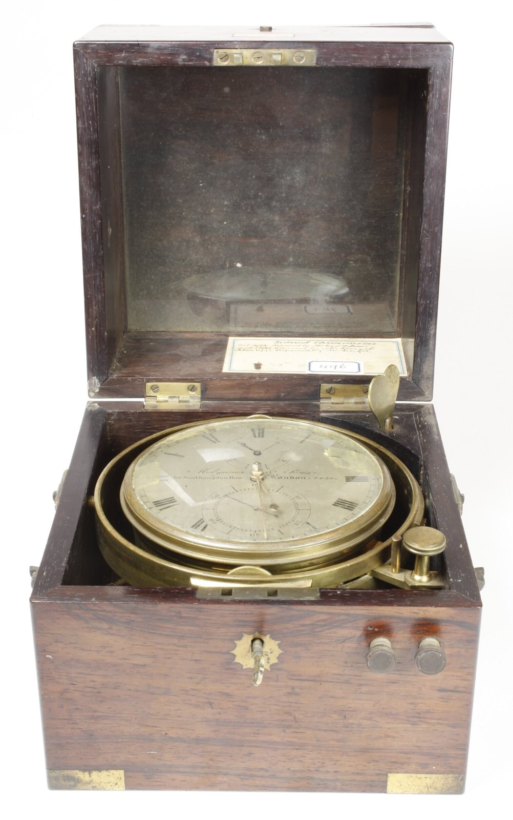 Clocks, Molyneux & Sons, London, 1830s — museum object ST 42498