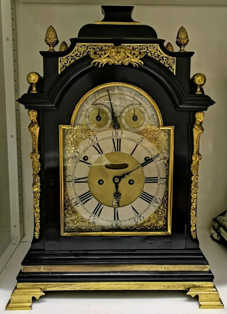 Bracket clock, Rimbault, Stephen, London, c.1770