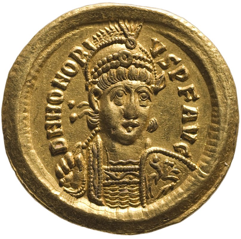 RIC X Theodosius II (East) 203