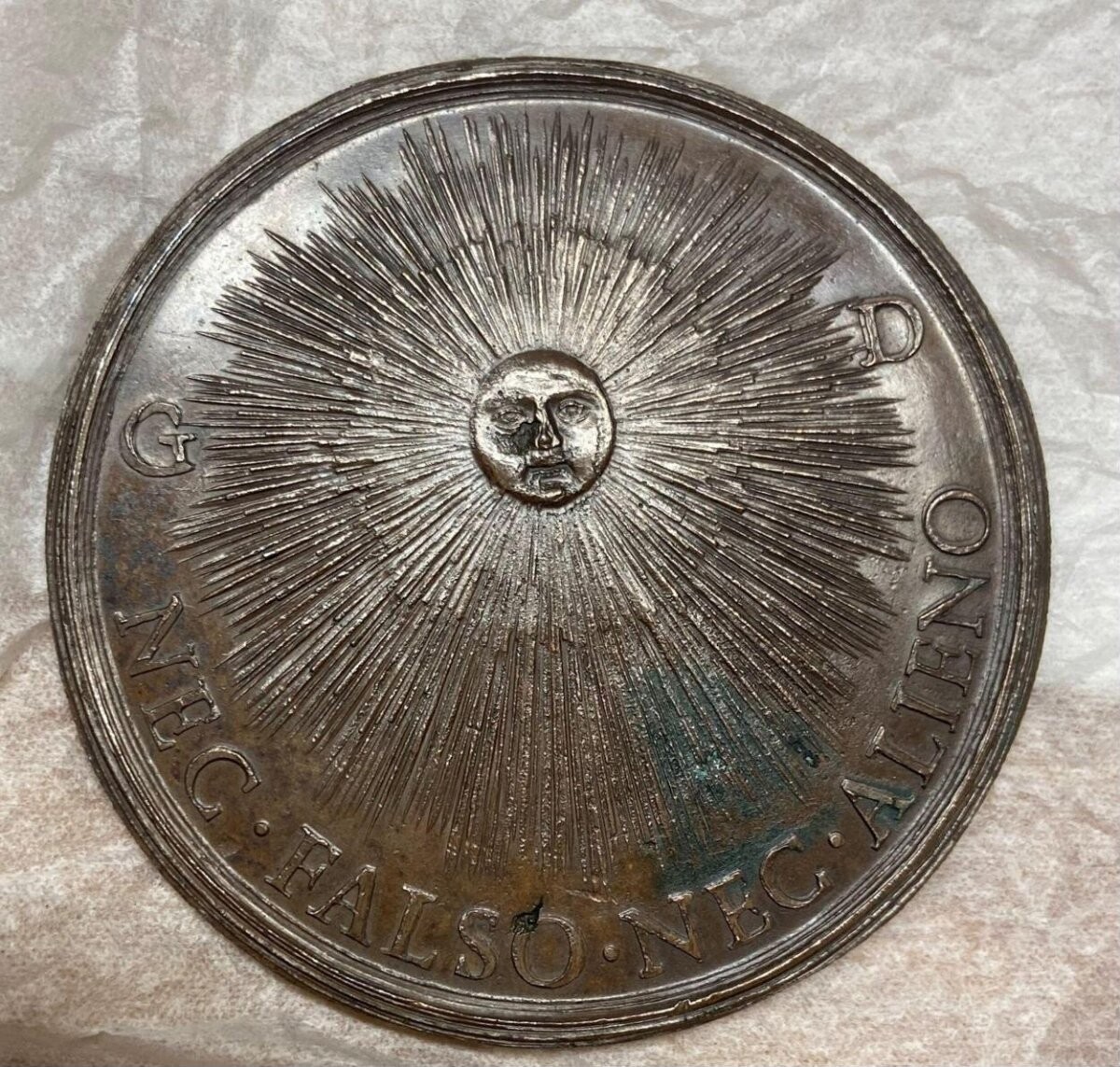 Portrait medal Queen Christina of Sweden