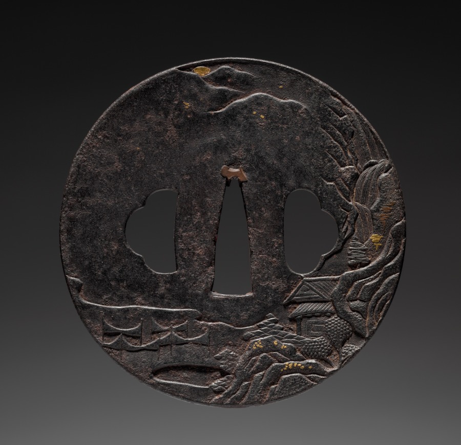 Additional museum view 2 of Sword Guard (accession 1919.372).