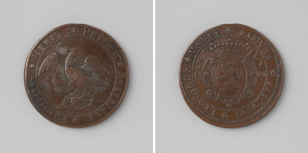 Birth of Prince Leopold of Austria, Medal Struck by the Province of Namur