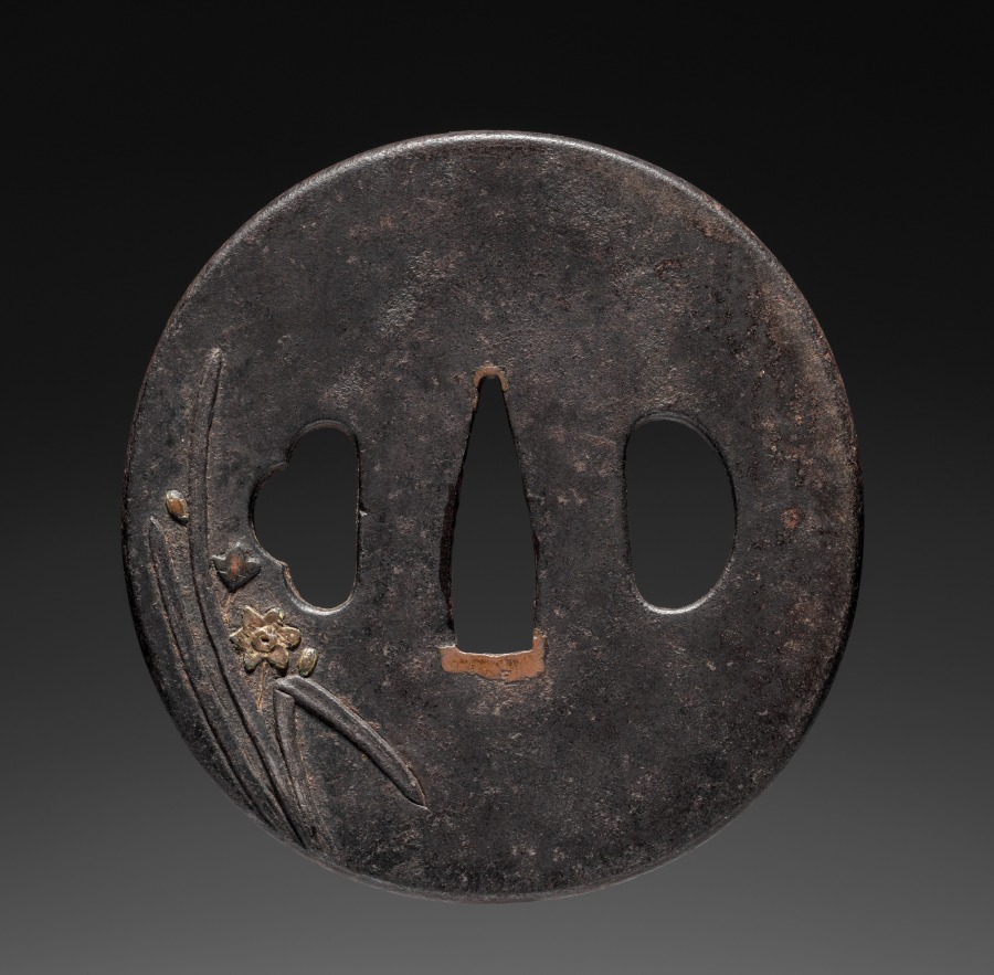 Additional museum view 2 of Sword Guard (Tsuba) (accession 1919.272).