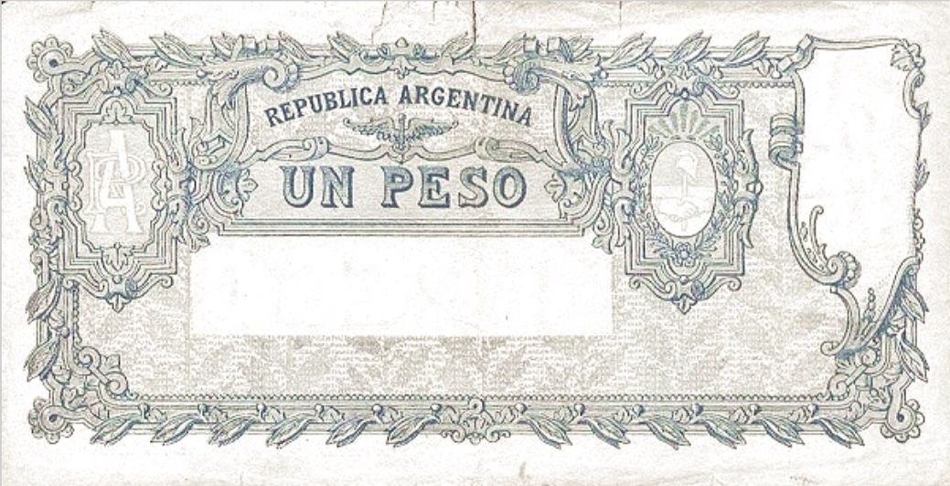 Reverse of 1 Peso (1900), Pick 232
