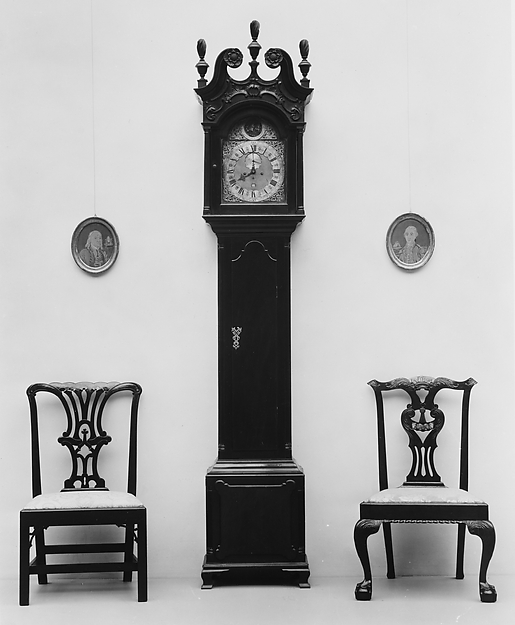 Additional museum view 2 of Tall Clock (accession 48.99).