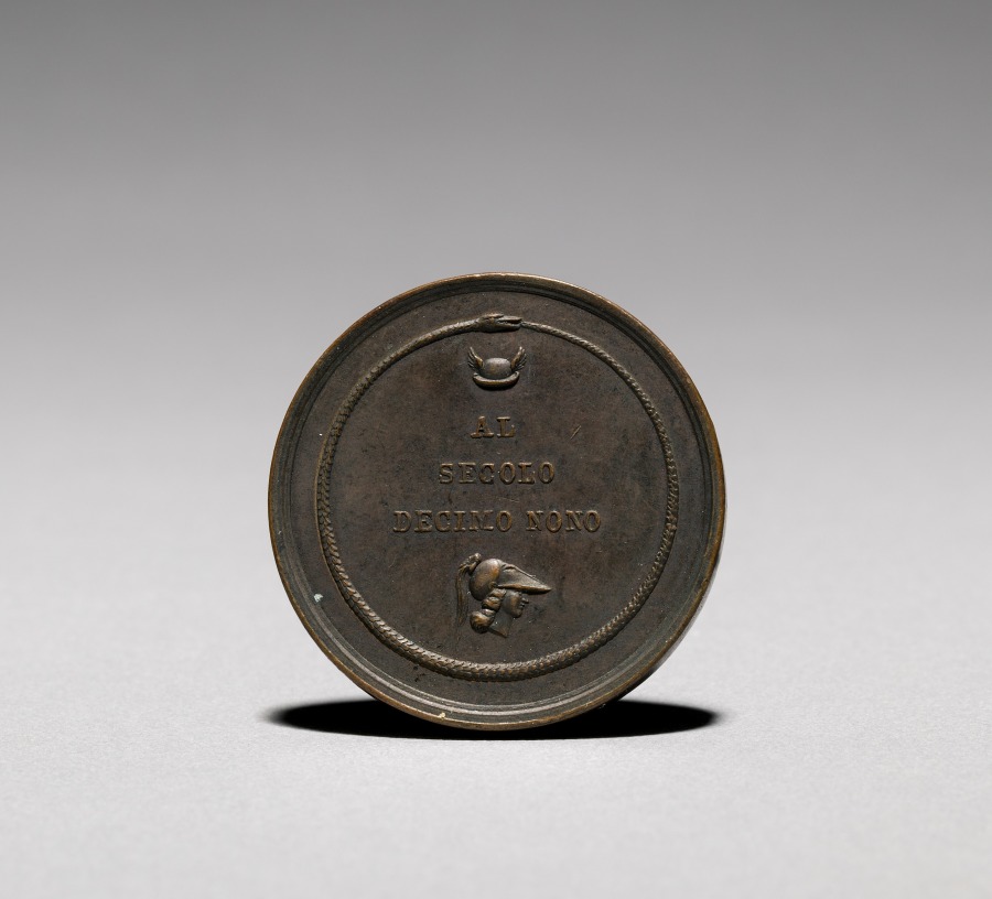 Medal: Antonio Canova (reverse), early to mid-1800s (Cleveland Museum of Art 1918.583.b)