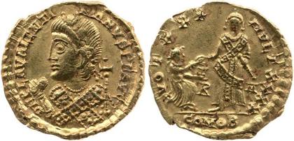 RIC X Valentinian III 2044