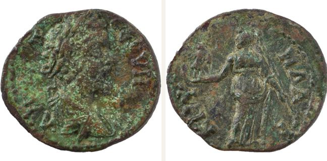 Skepsis, Septimius Severus, bronze coin — Aphrodite standing left (CN type 21939)