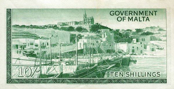 Reverse of 10 Shillings (1963), Pick 25