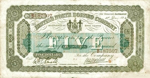 Obverse of 5 Dollars (1901–1926 (1890–1926)), Pick 4