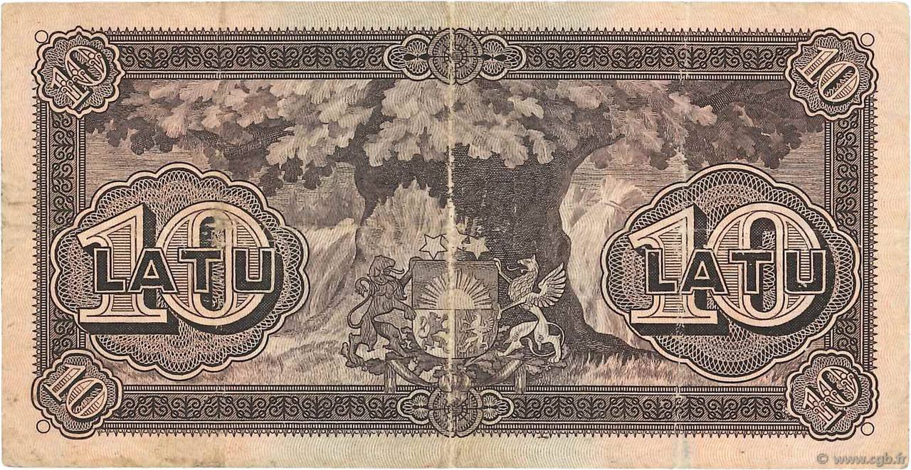 Reverse of 10 Latu (1925), Pick 24