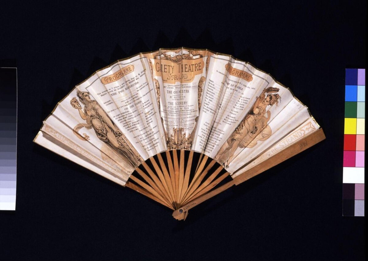 Fan — Rimmel's programme fan, London, 1868