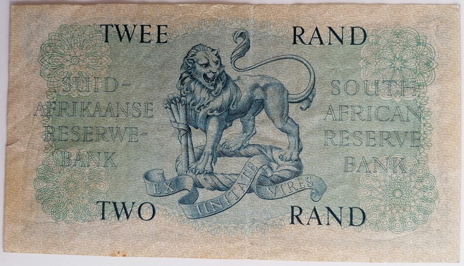 Reverse of 2 Rand (1961–1962), Pick 105