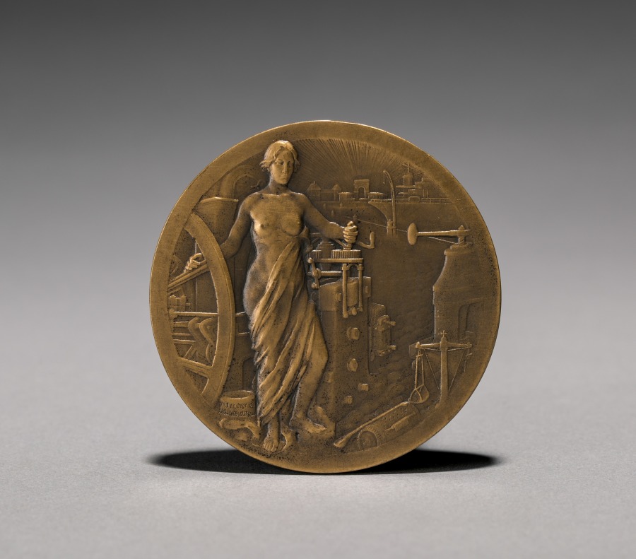 Medal (obverse), 1918 (Cleveland Museum of Art 1922.160.a)