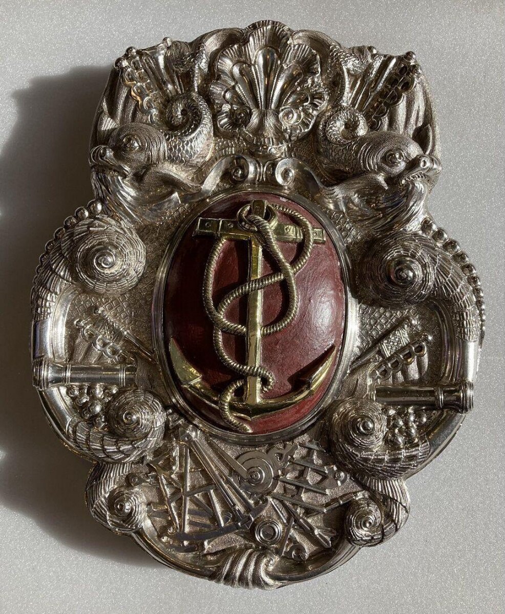 Badge — Badge for the coxswain of the Admiralty Barge, London, 1736-1737
