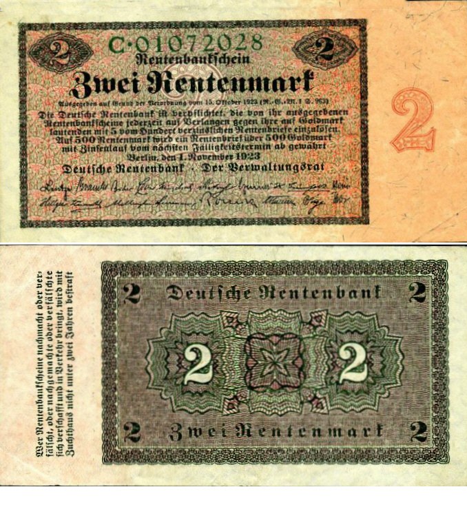Rentenmark note