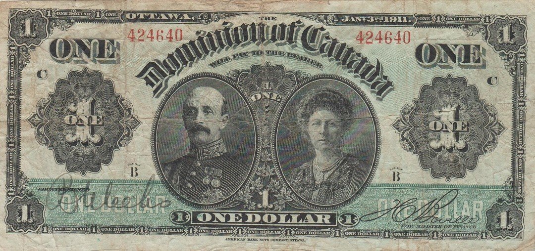 Obverse of 1 Dollar (1911), Pick 27