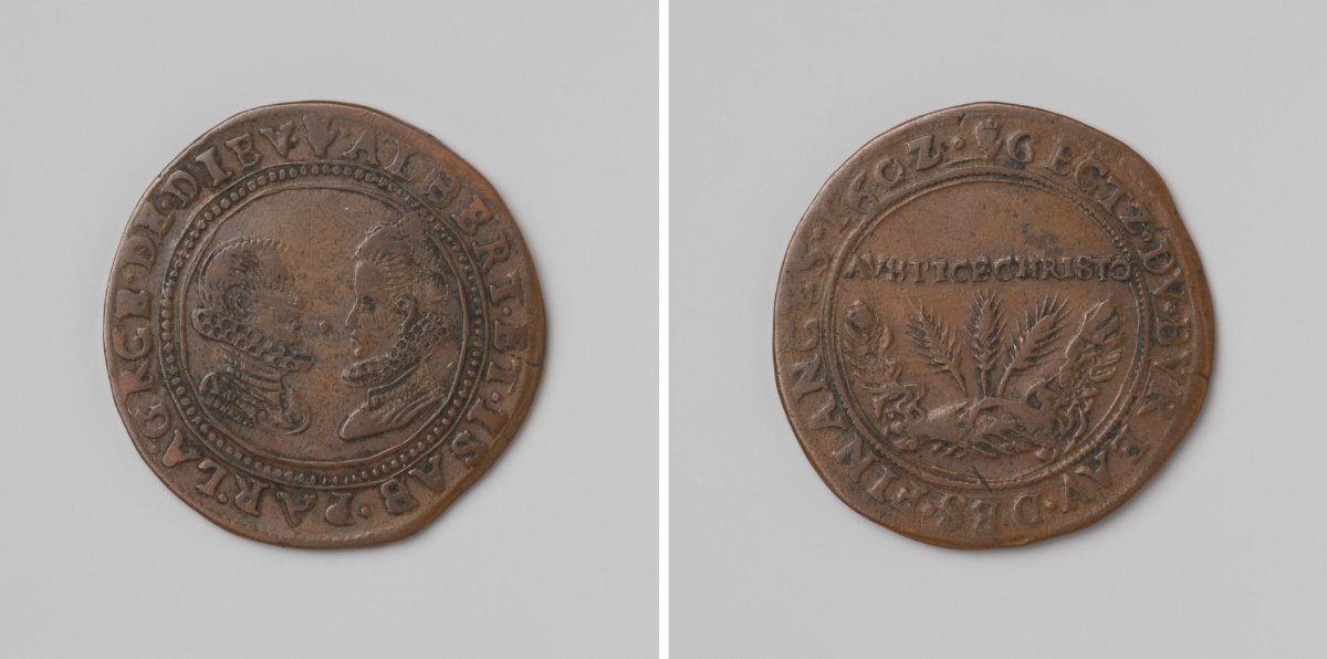 Albert and Isabella of Austria, jeton of the Council of Finance