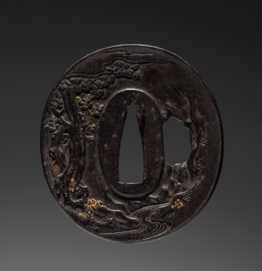 Additional museum view 2 of Sword Guard (accession 1919.380).