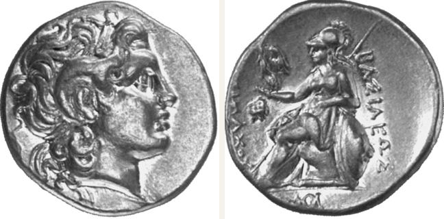 Lysimacheia, Lysimachos, stater — Athena seated left (CN type 21721)