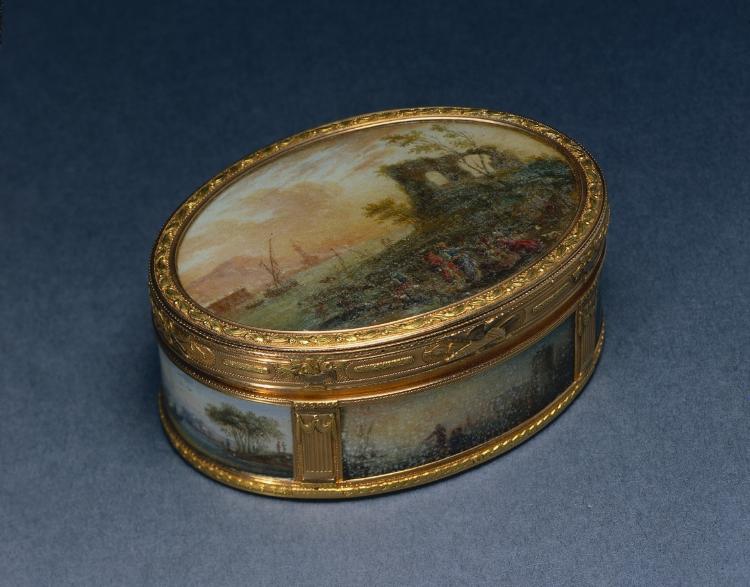 Snuff Box (Tabatière), 1768–69; 1776–78 (Cleveland Museum of Art 1958.123)