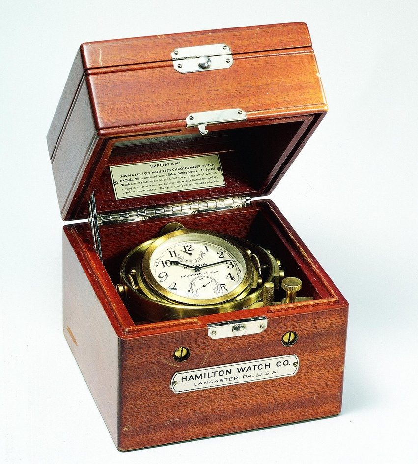 Model 22 marine chronometer deck watch, 1940s