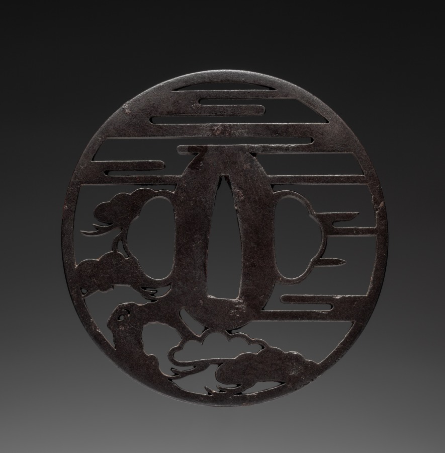 Additional museum view 2 of Sword Guard (accession 1919.452).