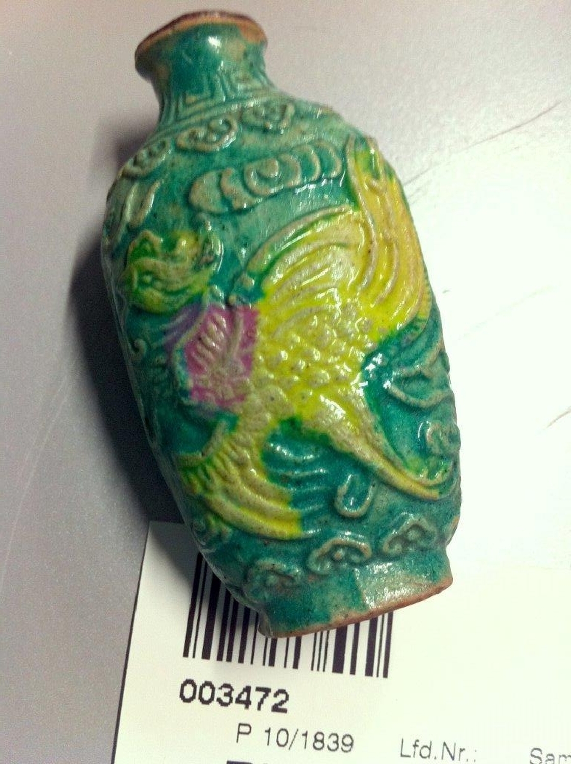 Imported Chinese snuff bottle