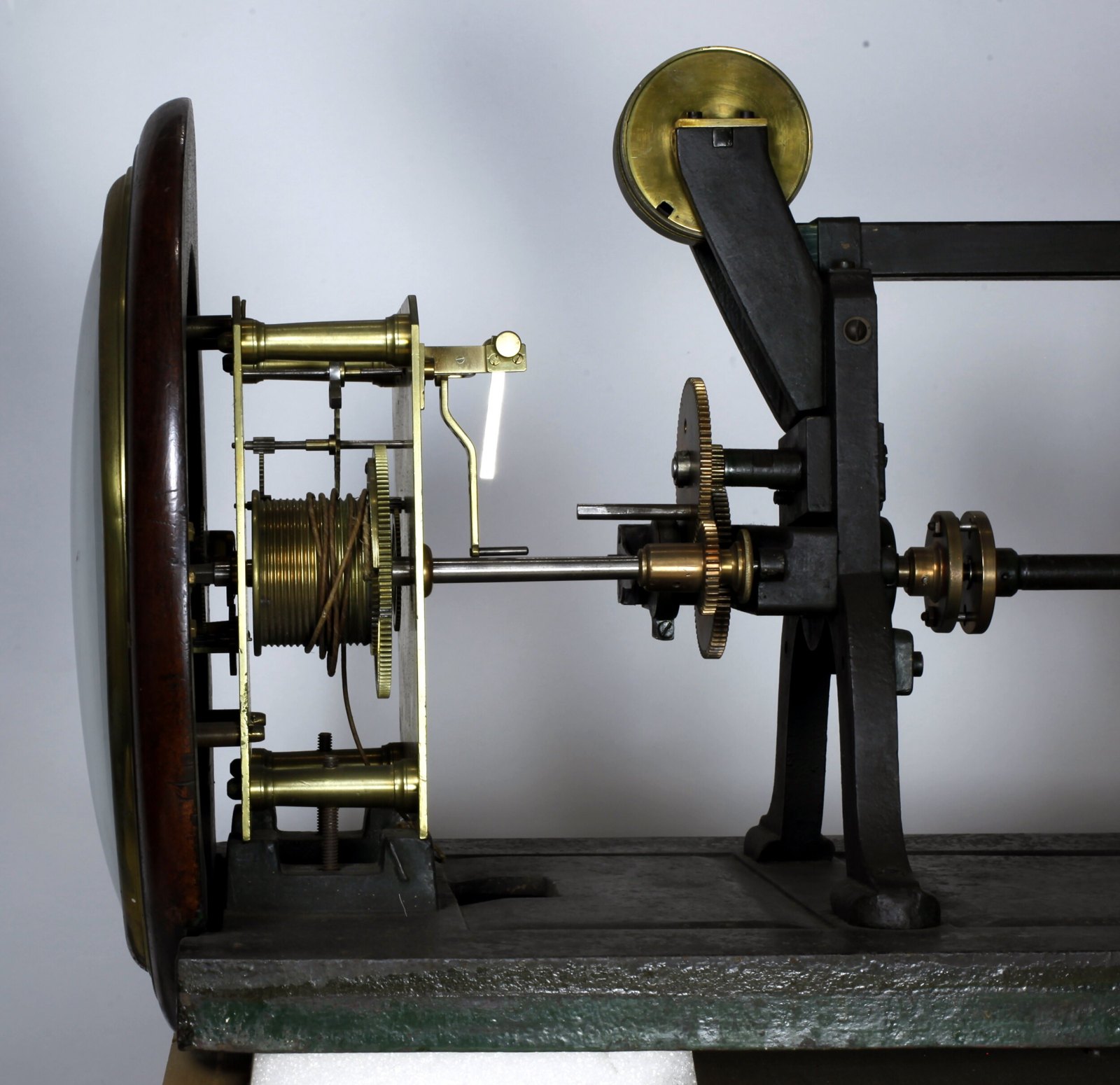 Tide gauge clock, J. Newman, London, 1850s — museum object ST 25237