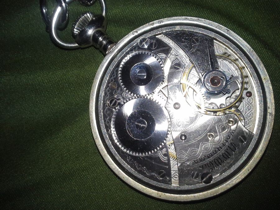 Pocket watch movement.