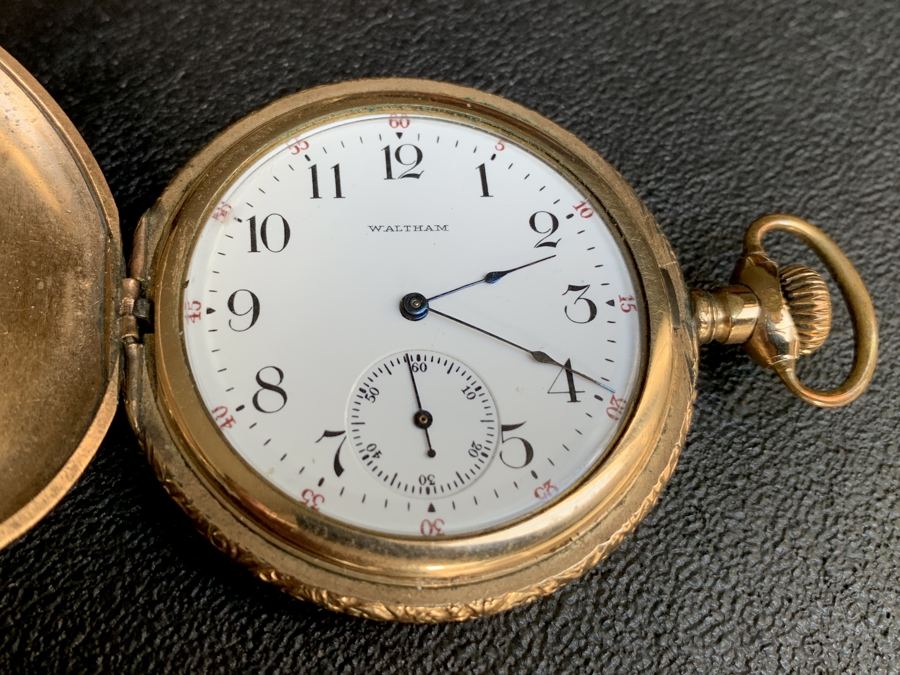 Similar pocket watch as Col. John Jacob Astor carried when he perished in the sinking of RMS Titanic .