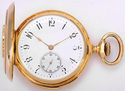 Gold minute-repeater pocket watch by E. Mathey-Tissot & Co. of Les Ponts-de-Martel, c. 1909