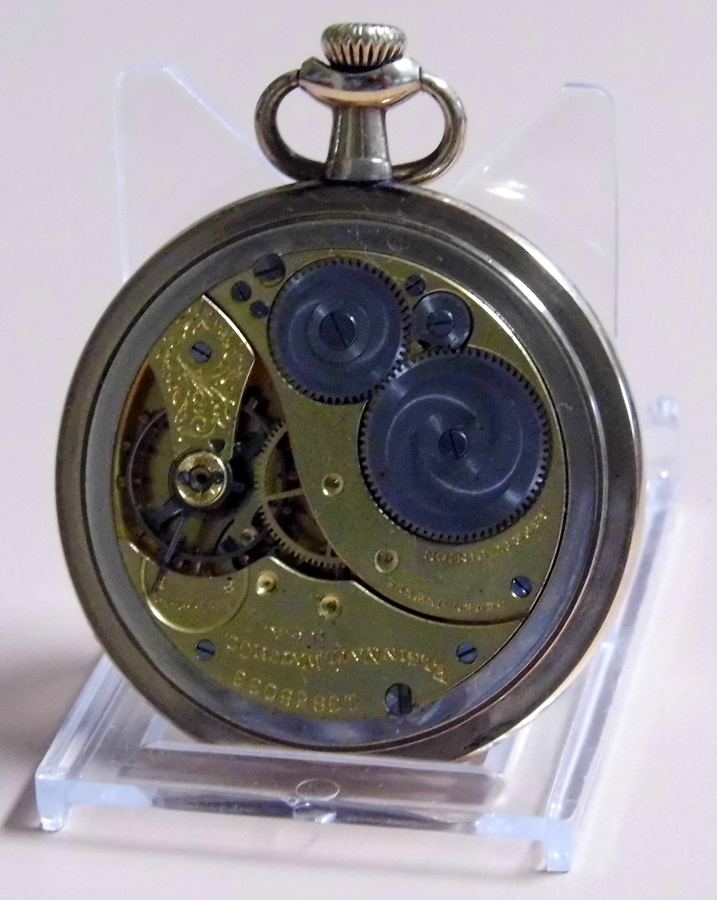 Vintage Elgin National Watch Co. Open Face Pocket Watch, Size 12s, 7 Jewels, Pendant Wind And Set, Circa 1909