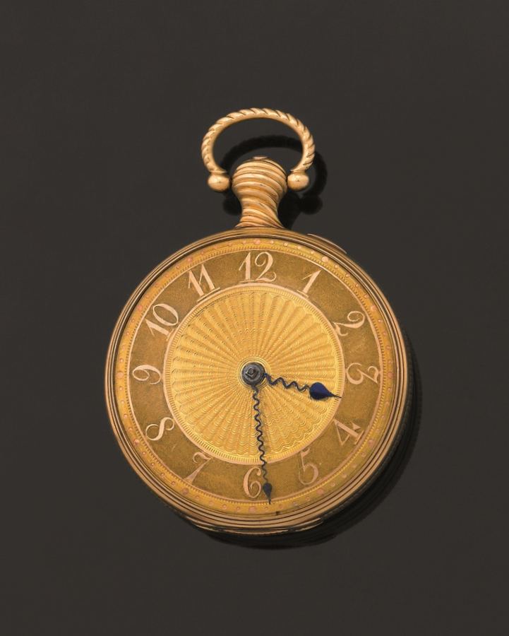 Dial of the "Carmichael watch", made by James McCabe in 1814, and recovered after the shipwreck of "Loch Ard" in 1878.