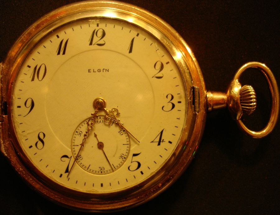 Elgin pocket watch (produced 1911)